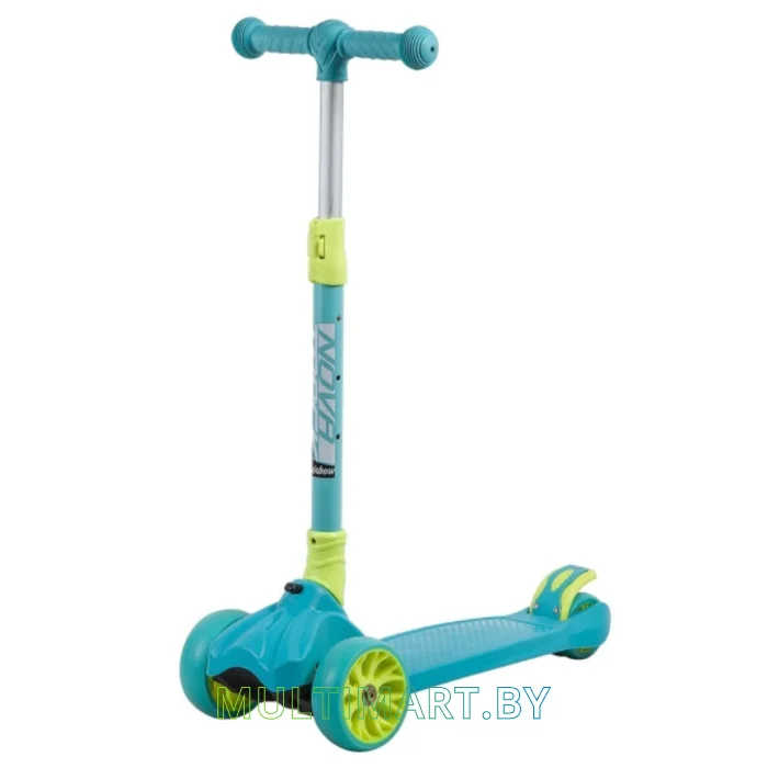 Самокат Novatrack RainBow Pro 135H.RAINBOW.GN9 (синий/зеленый, 2019)